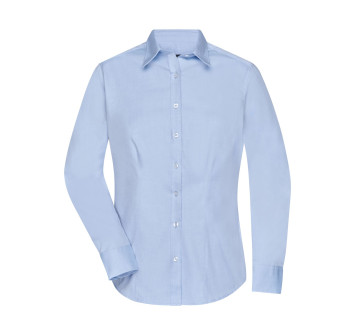 Ladies' Shirt Longsleeve Herringbone