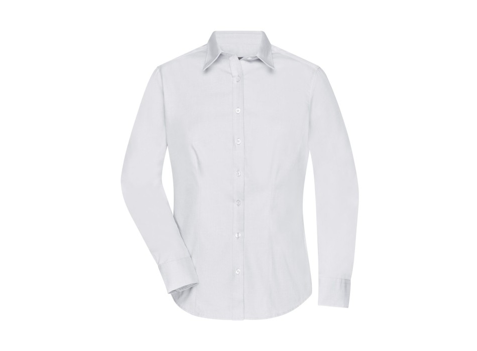 Ladies' Shirt Longsleeve Herringbone