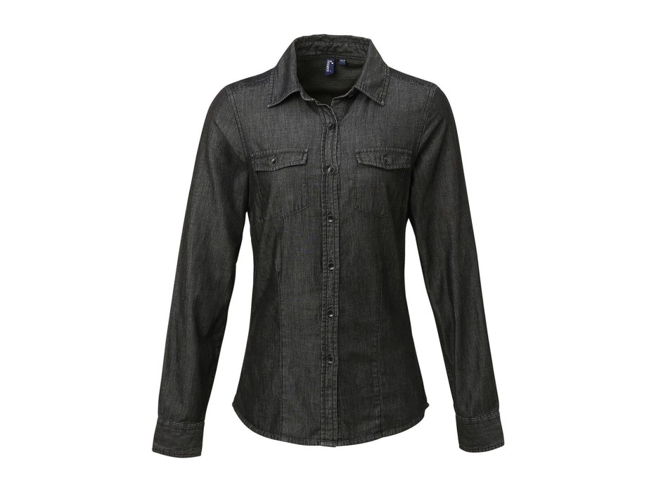 Ladies' Jeans Stitch Denim Shirt