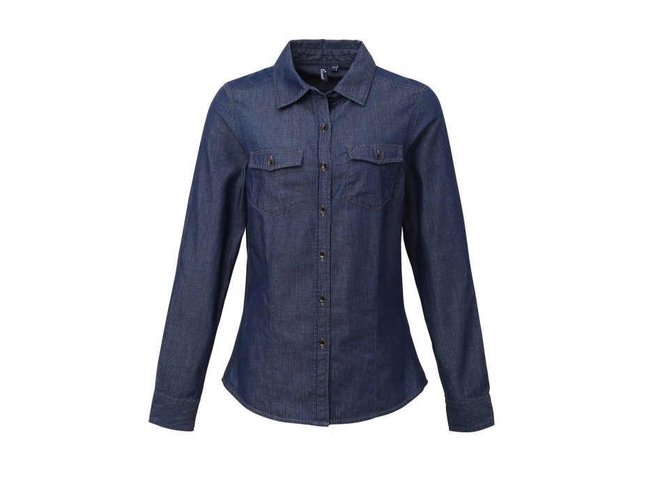 Ladies' Jeans Stitch Denim Shirt