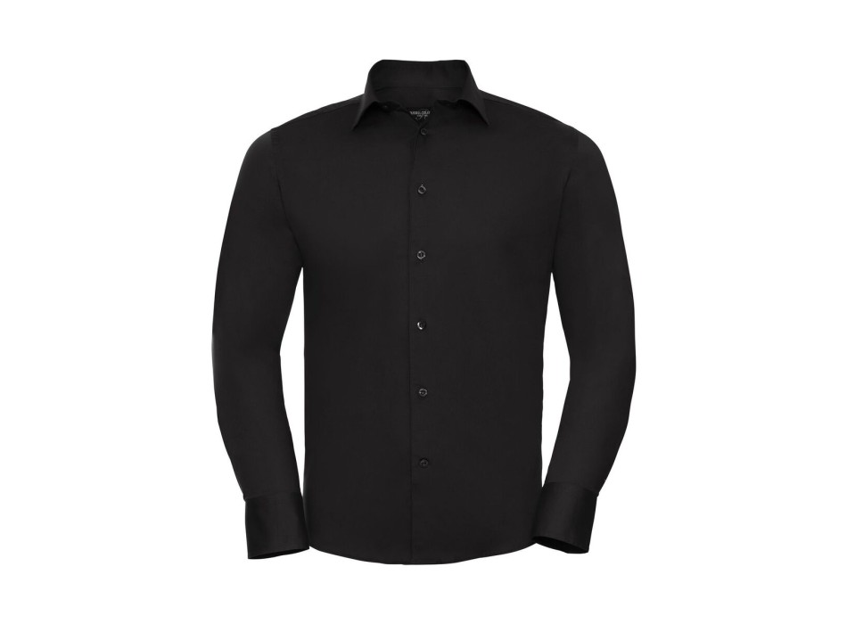 Men's Long Sleeve Easy Care Fitted Shirt