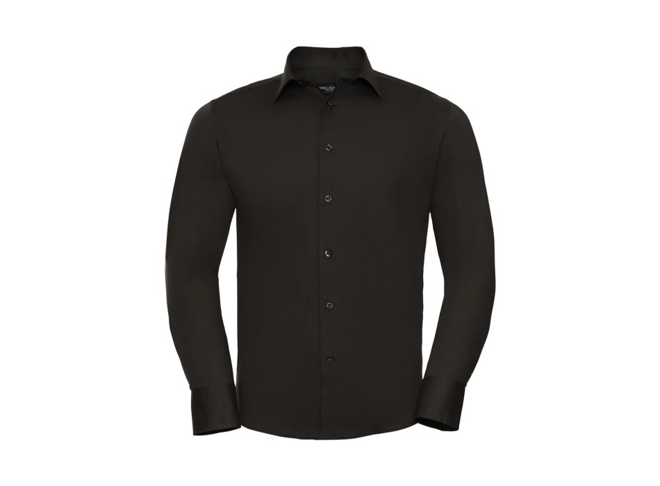 Men's Long Sleeve Easy Care Fitted Shirt