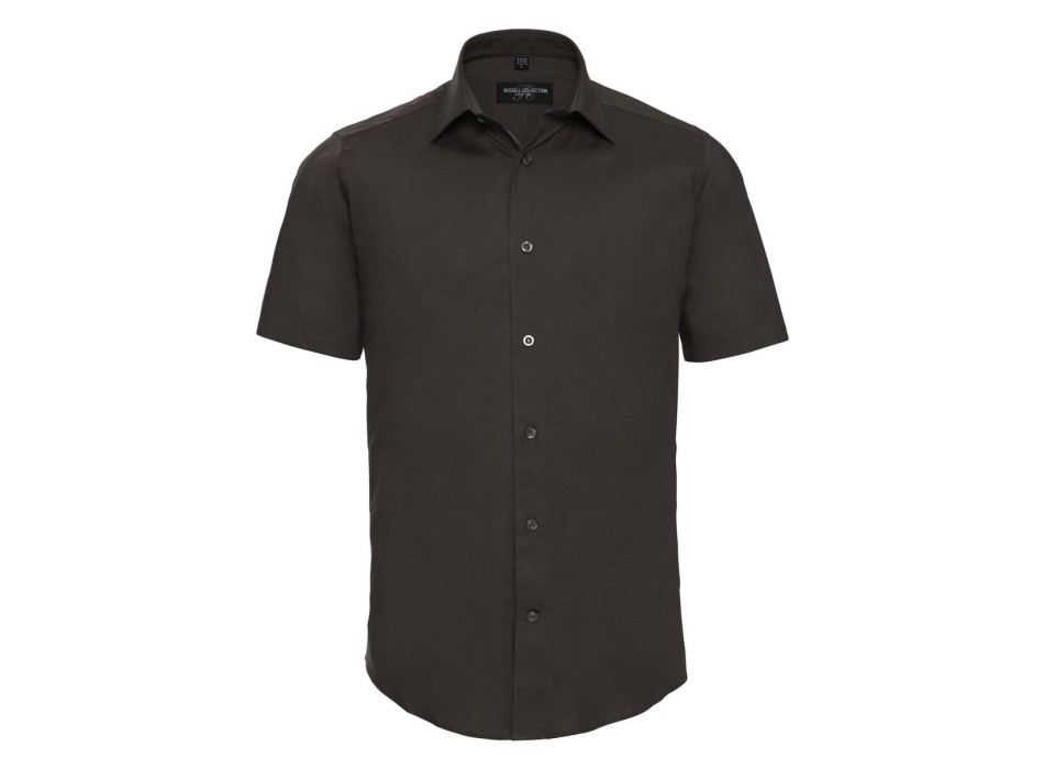 Men's Short Sleeve Easy Care Fitted Shirt