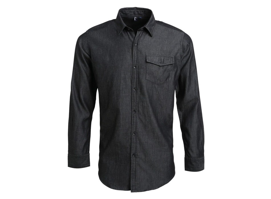 Men's Jeans Stitch Denim Shirt