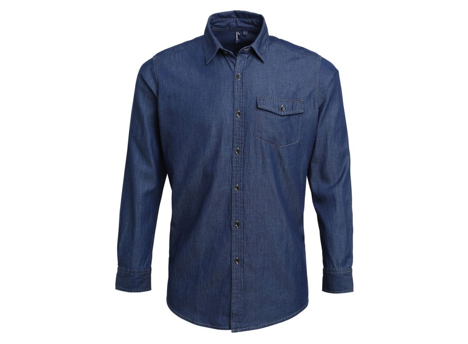 Men's Jeans Stitch Denim Shirt