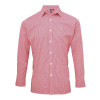 Men's Long Sleeve Microcheck Gingham Shirt