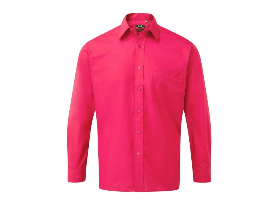 Men's Long Sleeve Poplin Shirt