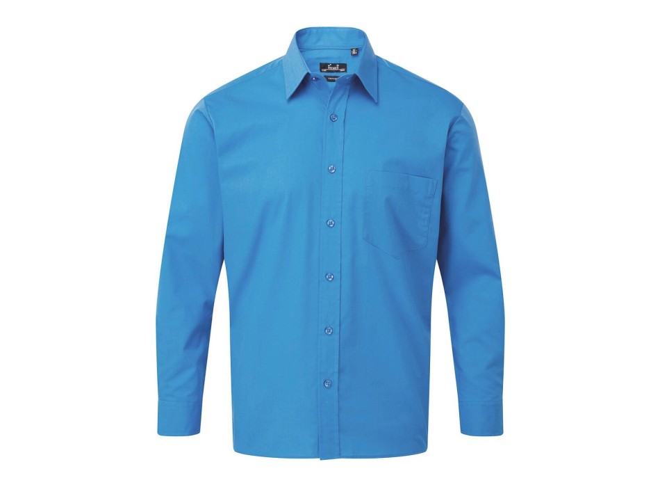 Men's Long Sleeve Poplin Shirt