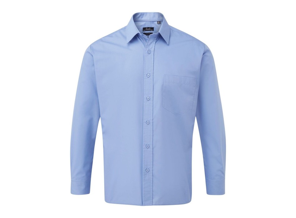 Men's Long Sleeve Poplin Shirt