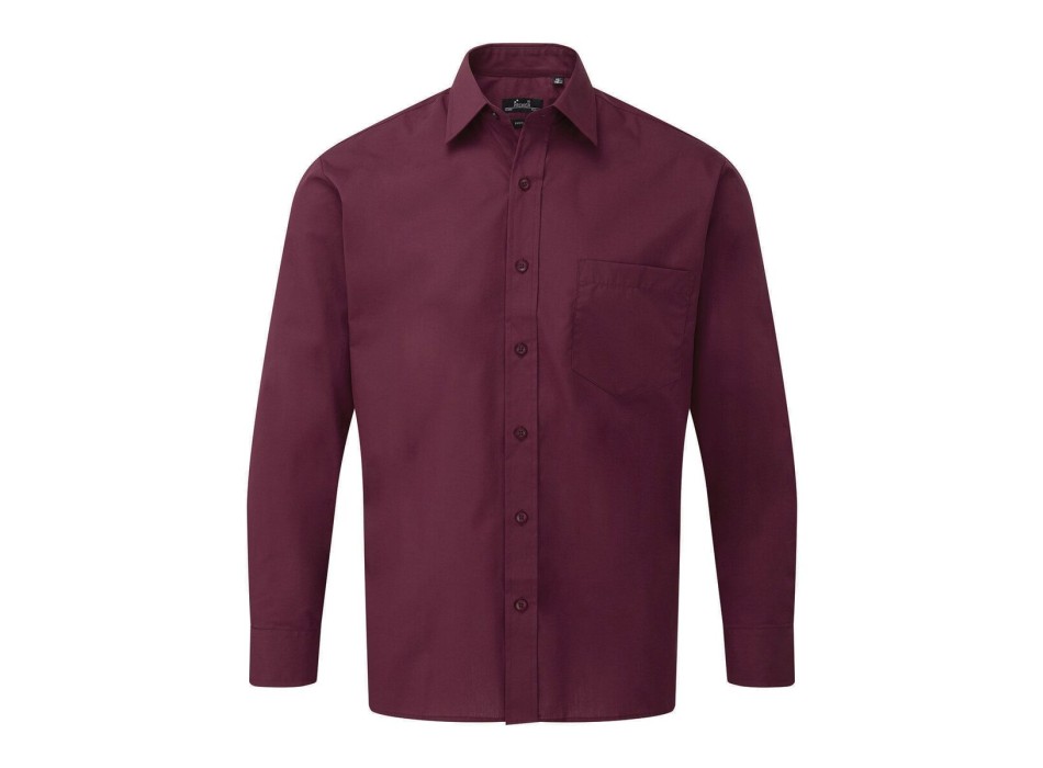 Men's Long Sleeve Poplin Shirt