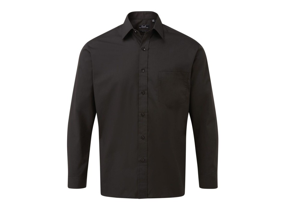 Men's Long Sleeve Poplin Shirt