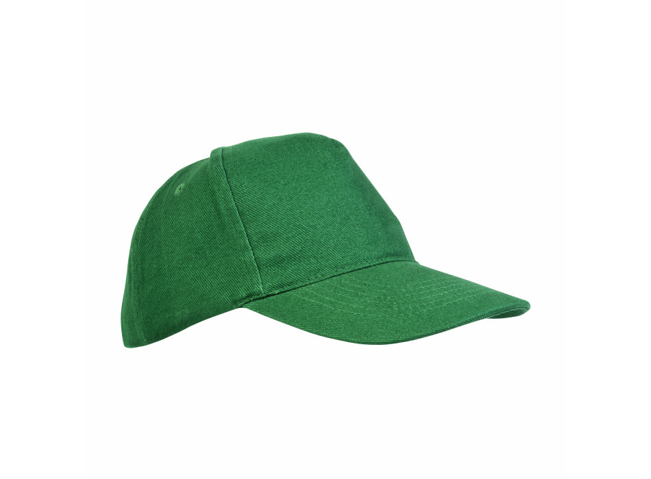 Capellino in cotone pesante spazzolato, 5 pannelli