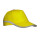Cappellino ad alta visibilità in cotone, 5 pannelli con bande e chiusura catarifrangenti Gheddi