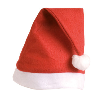 Cappellino Babbo Natale in panno  "taglia small", 24x30 cm