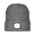 Cappellino in maglia 100% acrilico pesante con luce LED removibile e ricaricabile USB Gheddi