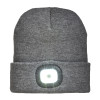 Cappellino in maglia 100% acrilico pesante con luce LED removibile e ricaricabile USB