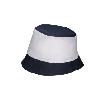 Cappellino in policotone 180 gr/m2 miramare bicolore. Taglia SMALL