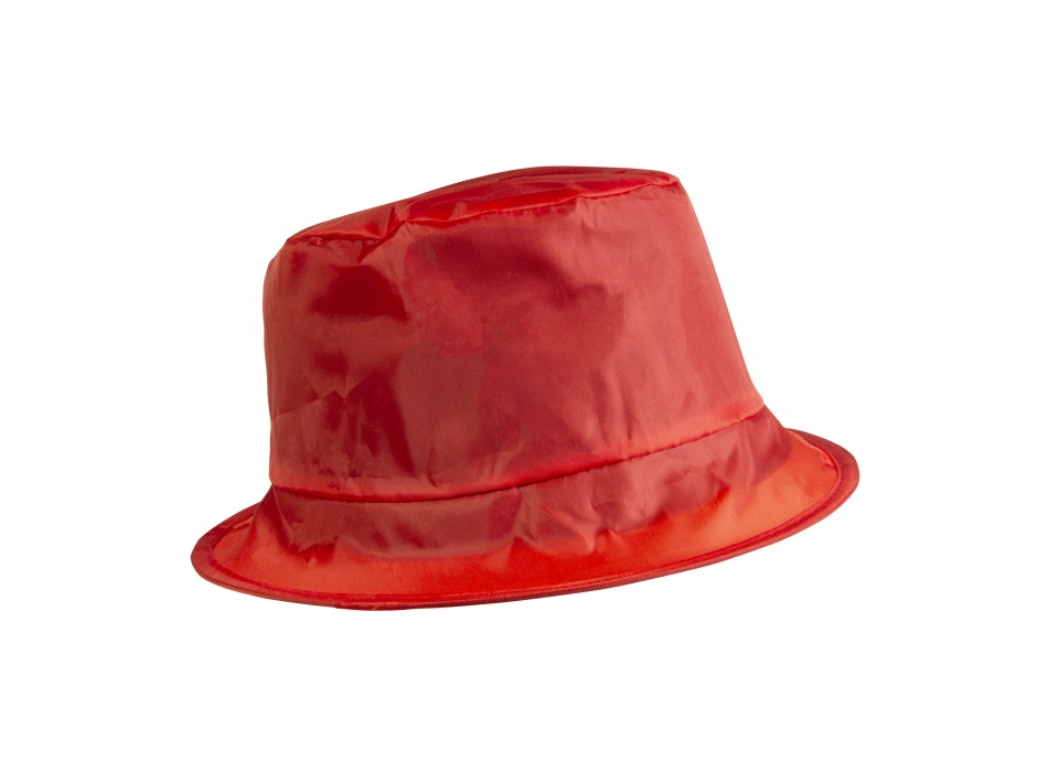Cappello in poliestere impermeabile ripiegabile in bustina