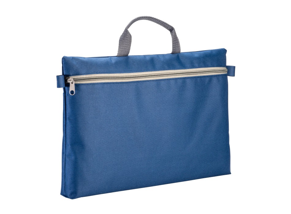Cartella portadocumenti in poliestere 600d, con maniglia e chiusura lampo