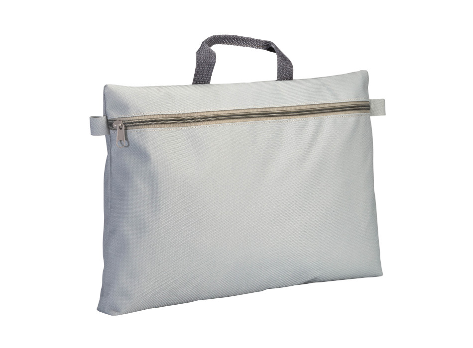 Cartella portadocumenti in poliestere 600d, con maniglia e chiusura lampo