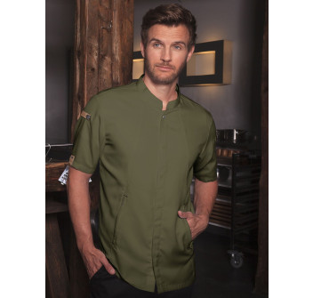 Chefs Jacket Short-Sleeve Green Generation