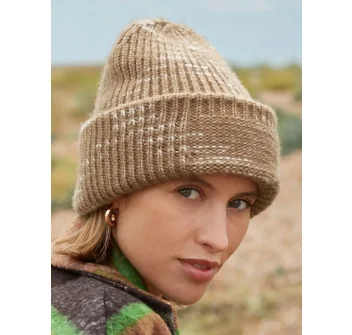 Chunky Knitted Patch Beanie Gheddi
