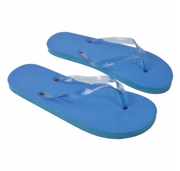 Ciabatte infradito unisex con suola in pe (114g) e fascetta in pvc. taglia unica (36-39)