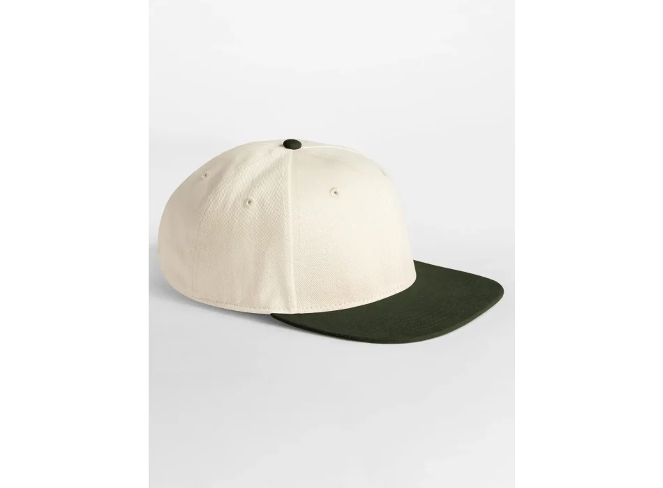 Contrast Flat Peak 6 Panel Cap Gheddi