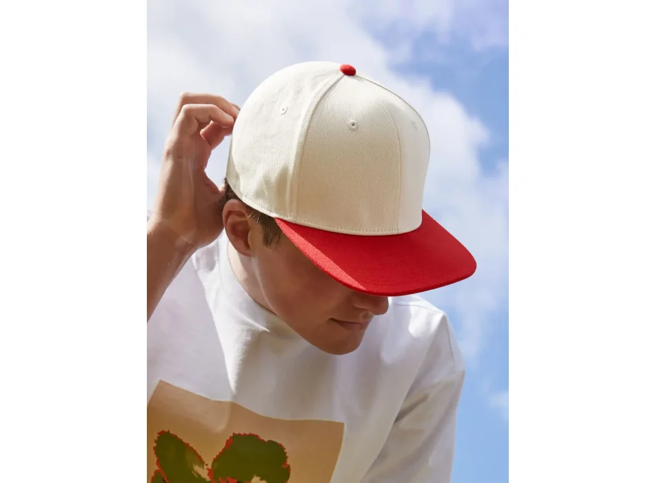Contrast Flat Peak 6 Panel Cap Gheddi
