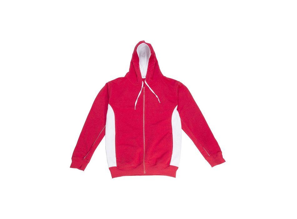 Contrast Hooded Sweat Full Zip