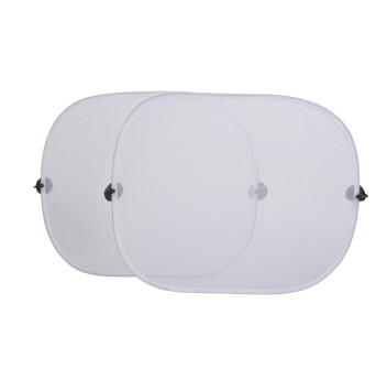 Coppia parasole per finestrini auto, antiriflettente, ripiegabili in bustina di PVC