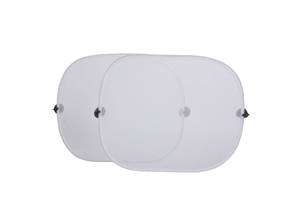 Coppia parasole per finestrini auto, antiriflettente, ripiegabili in bustina di PVC