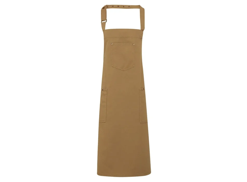 Cotton Chino Bib Apron Gheddi