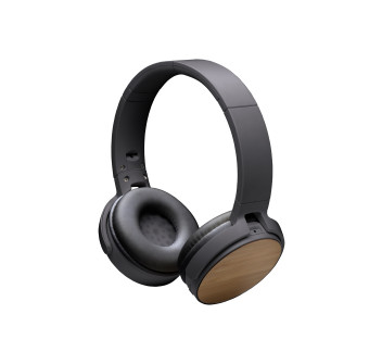 Cuffie bluetooth pieghevoli in ABS e  bambù