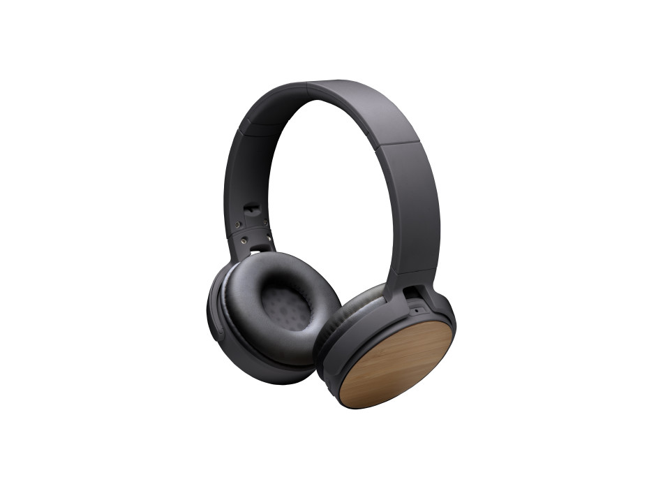 Cuffie bluetooth pieghevoli in ABS e  bambù