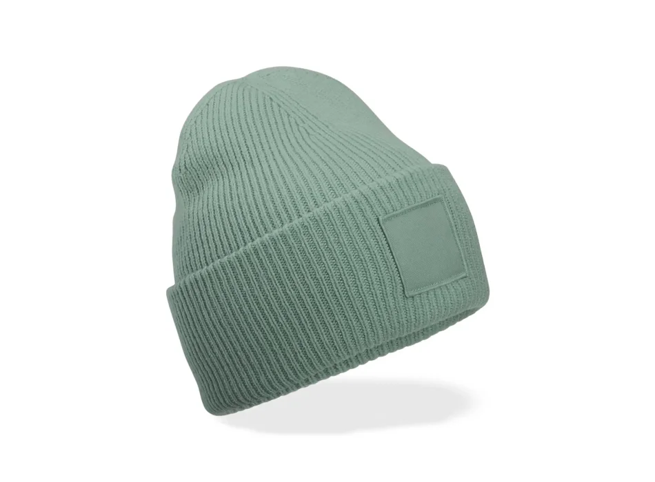 Deep Cuffed Tonal Patch Beanie  Gheddi