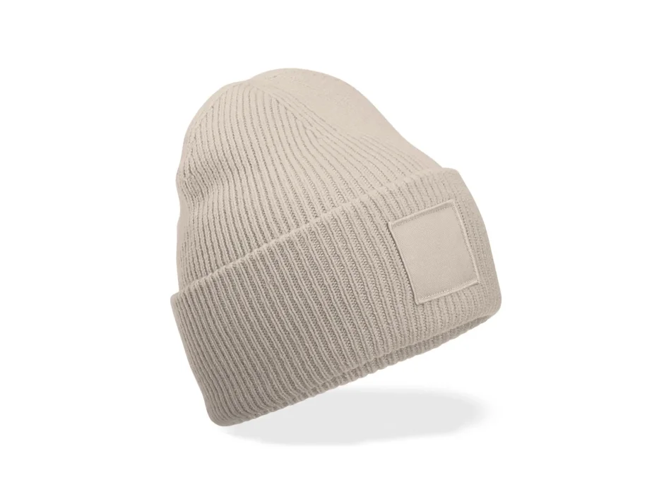 Deep Cuffed Tonal Patch Beanie  Gheddi