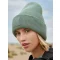 Berretto in Maglia Con Patch Tono su Tono