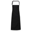 District Waxed Look Denim Bib Apron
