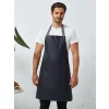 District Waxed Look Denim Bib Apron Gheddi