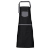 Domain Contrast Denim Bib Apron