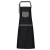 Domain Contrast Denim Bib Apron Gheddi