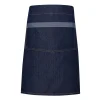 Domain Contrast Denim Waist Apron Gheddi