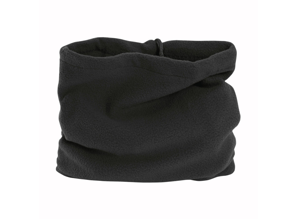 Fascia scalda-collo in polar, trasformabile in cappello regolazione con cordino