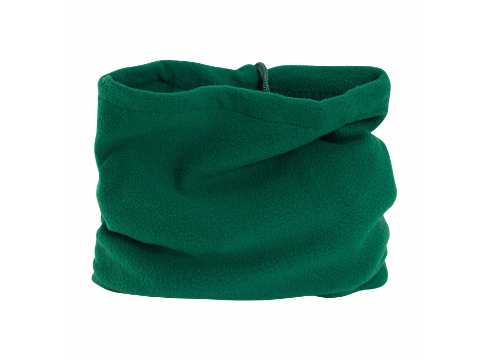 Fascia scalda-collo in polar, trasformabile in cappello regolazione con cordino