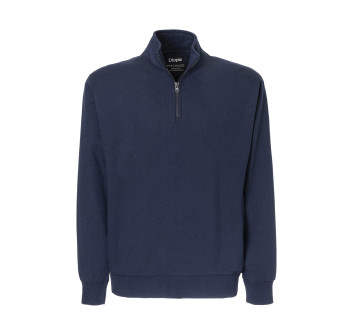 Felpa con mezza zip unisex in tessuto 100% rigenerato da 280 g/m2 Gheddi