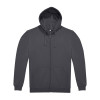 Felpa con Zip e Cappuccio in Cotone e Poliestere Hood Gheddi