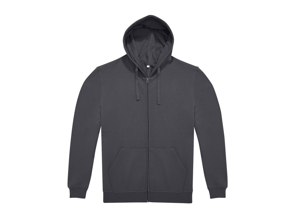 Felpa con Zip e Cappuccio in Cotone e Poliestere Hood Gheddi