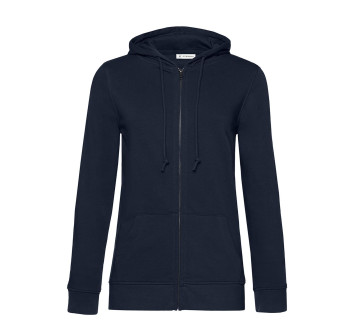 Organic Zipped Hood /women