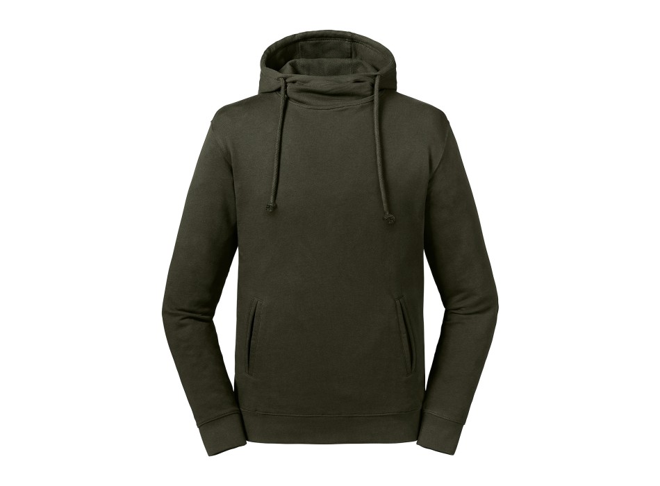 Pure Organic High Collar Hooded Sweat